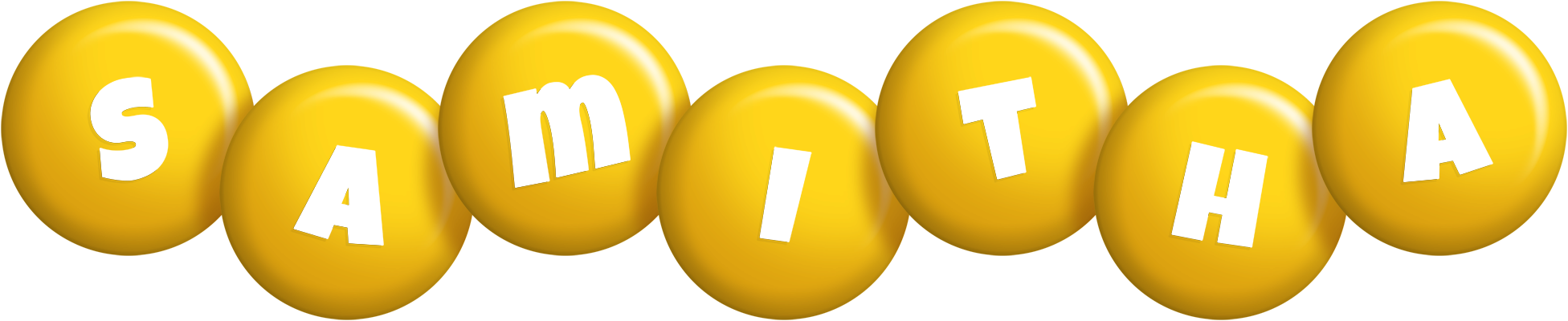 Samitha candy-yellow logo