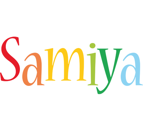 Samiya birthday logo