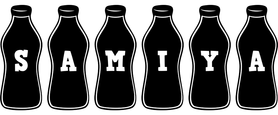 Samiya bottle logo