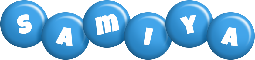 Samiya candy-blue logo