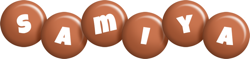 Samiya candy-brown logo