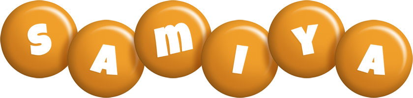 Samiya candy-orange logo