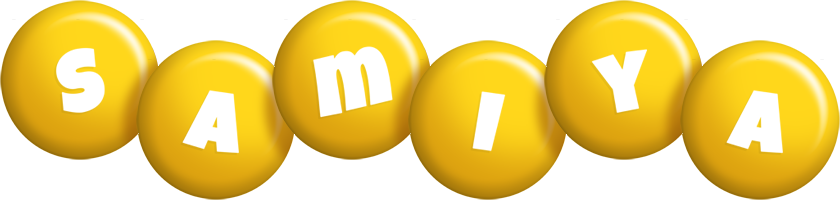 Samiya candy-yellow logo