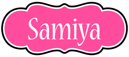 Samiya invitation logo