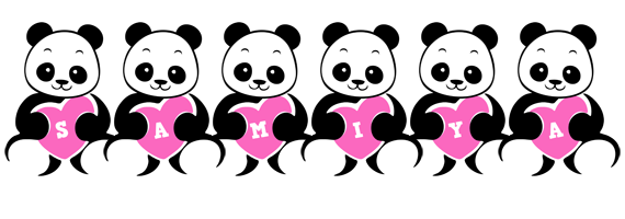 Samiya love-panda logo