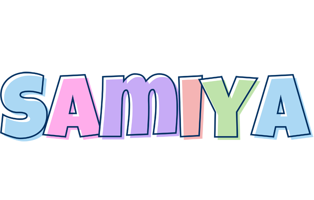 Samiya pastel logo
