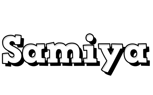 Samiya snowing logo