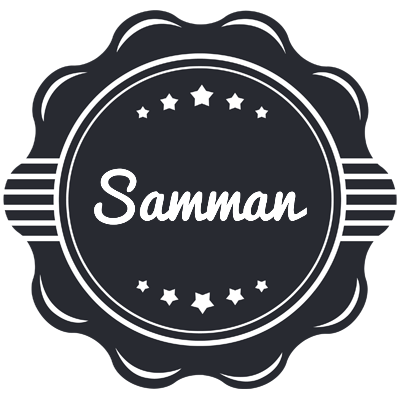 Samman badge logo