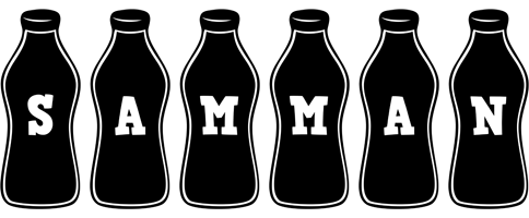 Samman bottle logo