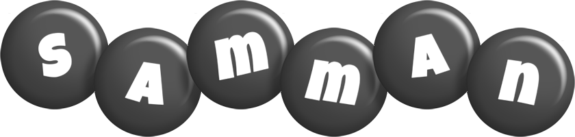 Samman candy-black logo