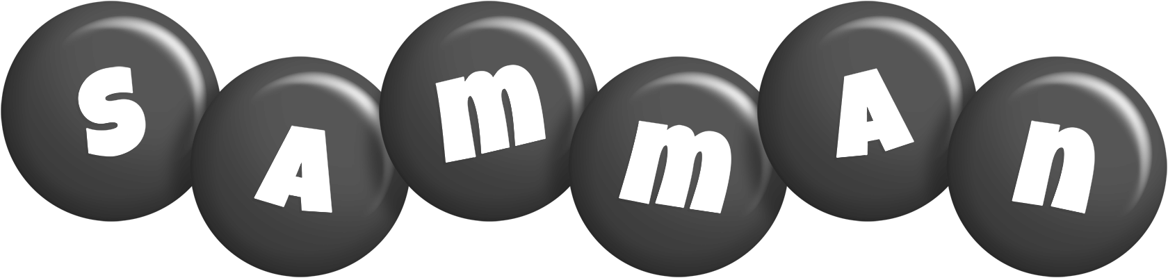 Samman candy-black logo