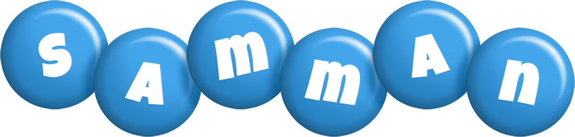 Samman candy-blue logo