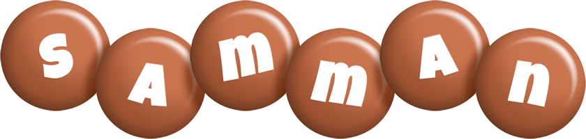 Samman candy-brown logo