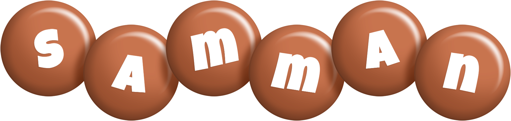 Samman candy-brown logo