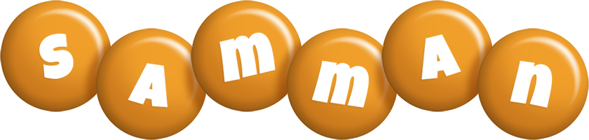 Samman candy-orange logo