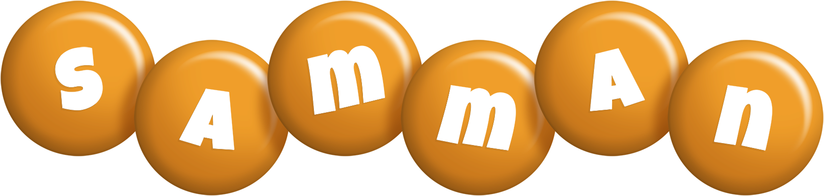 Samman candy-orange logo