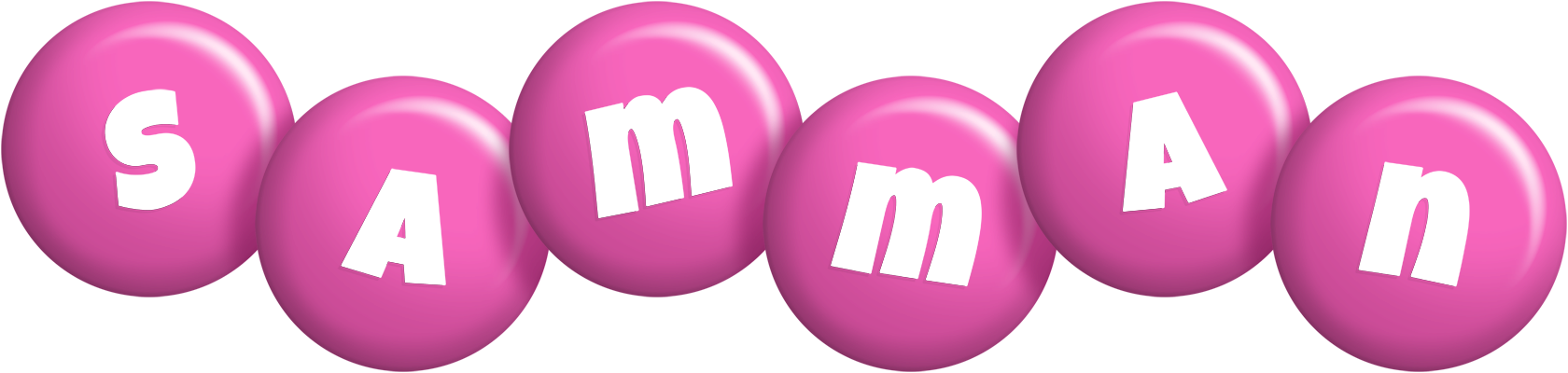 Samman candy-pink logo