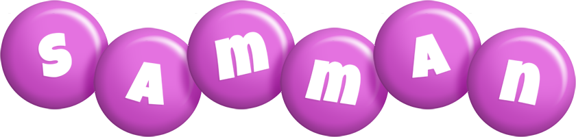 Samman candy-purple logo