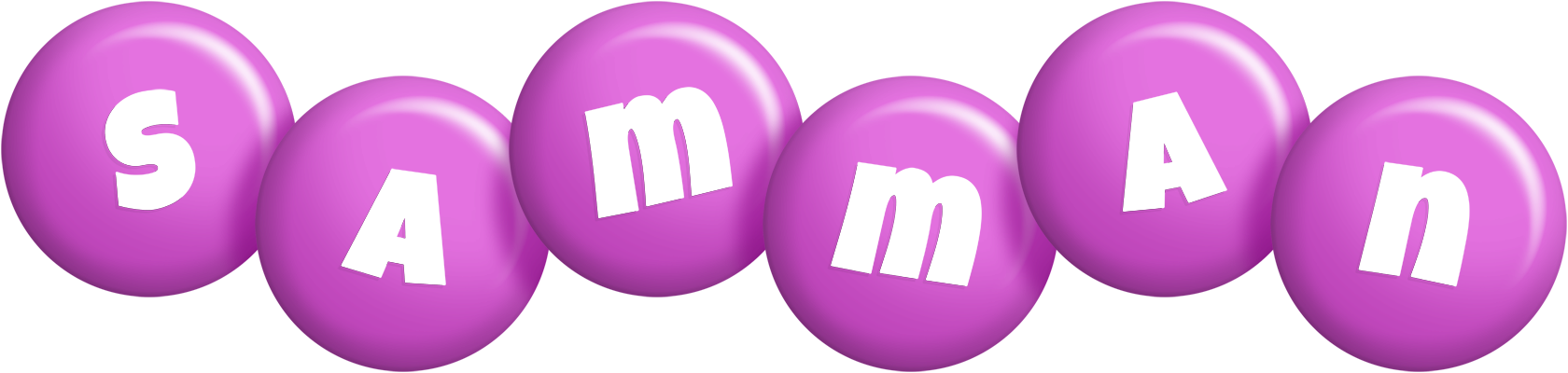Samman candy-purple logo