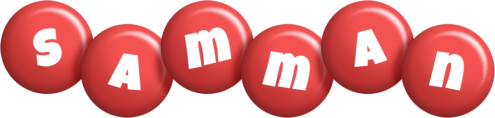 Samman candy-red logo