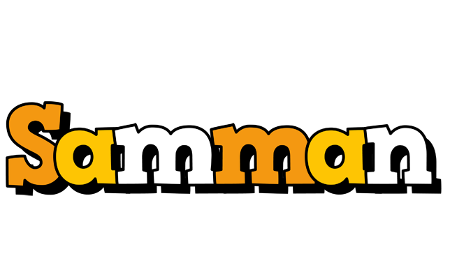 Samman cartoon logo