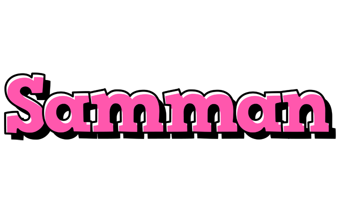 Samman girlish logo