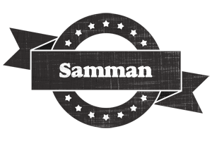 Samman grunge logo