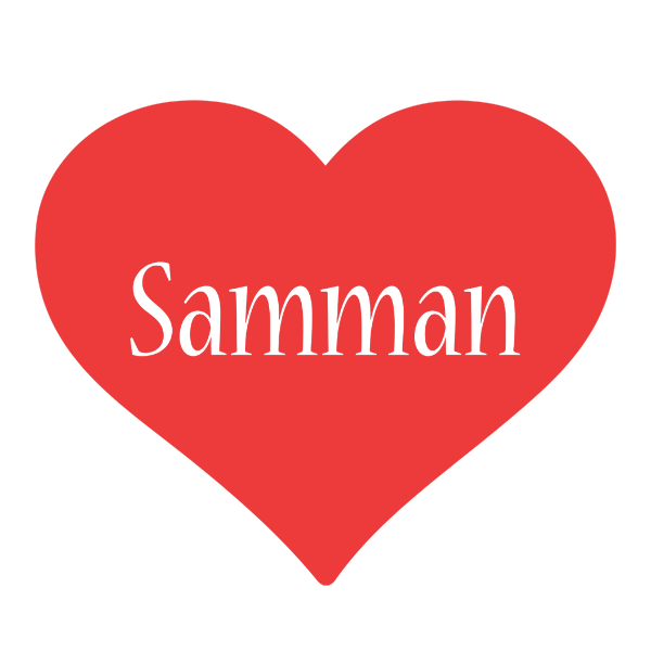 Samman love logo