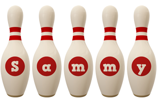 Sammy bowling-pin logo