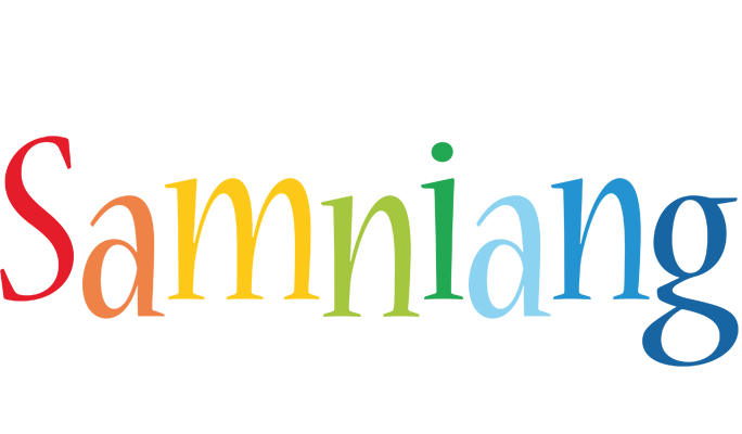 Samniang birthday logo
