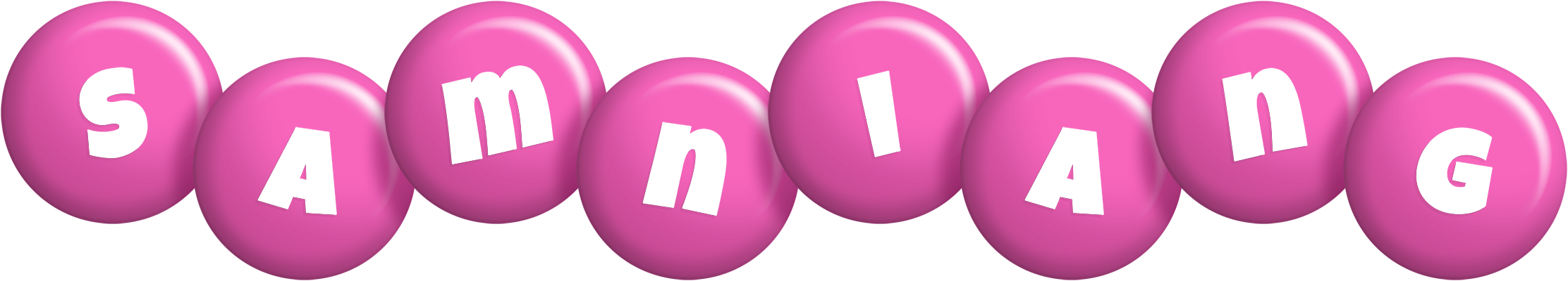 Samniang candy-pink logo
