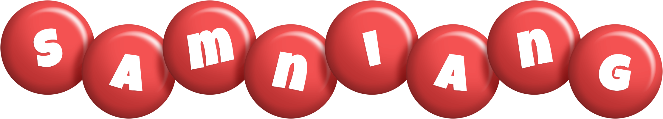 Samniang candy-red logo