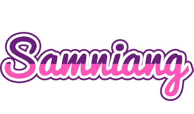 Samniang cheerful logo