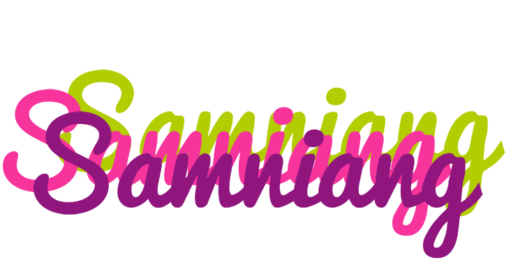 Samniang flowers logo
