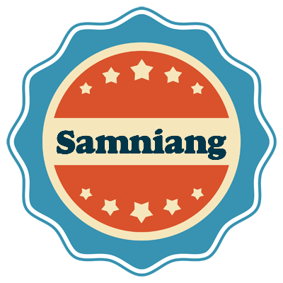 Samniang labels logo