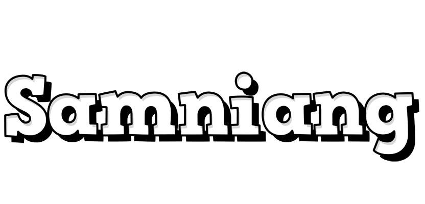 Samniang snowing logo