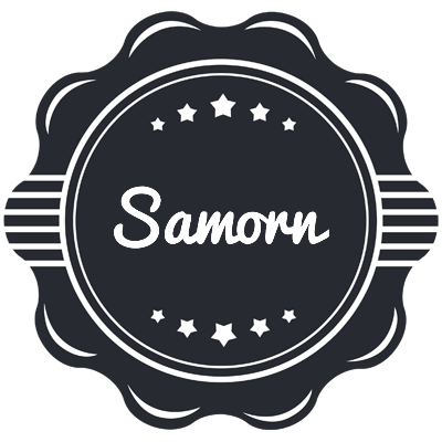 Samorn badge logo