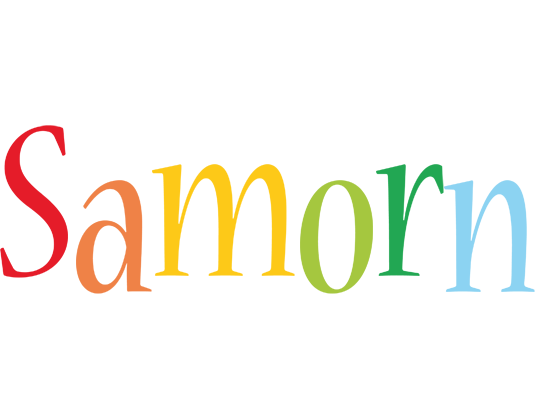 Samorn birthday logo