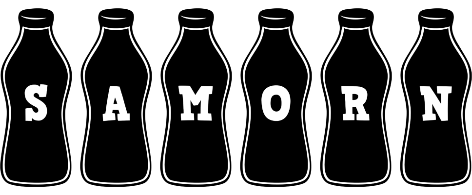 Samorn bottle logo