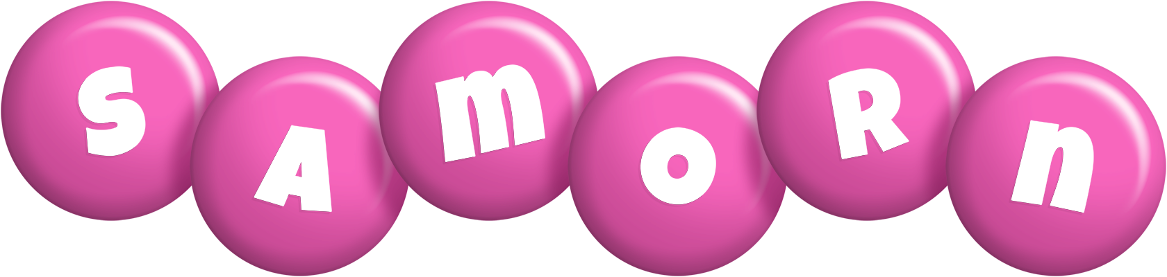 Samorn candy-pink logo