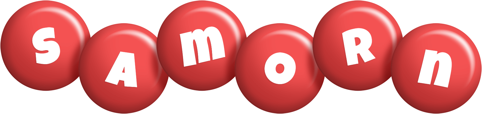 Samorn candy-red logo