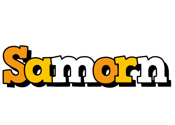 Samorn cartoon logo