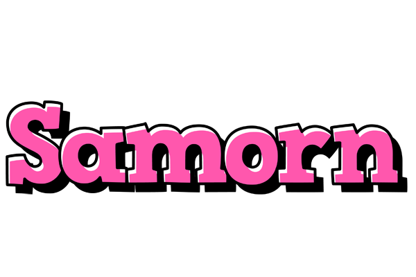 Samorn girlish logo