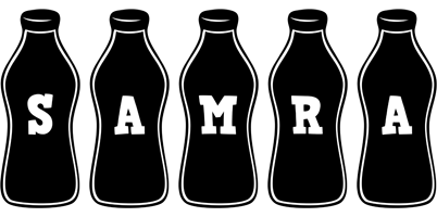 Samra bottle logo