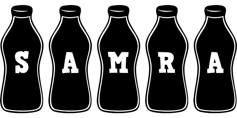 Samra bottle logo