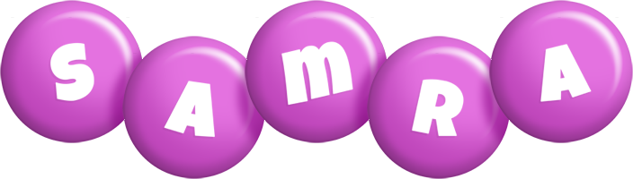 Samra candy-purple logo