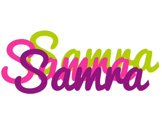 Samra flowers logo