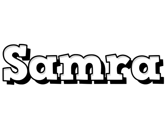 Samra snowing logo