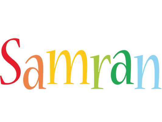 Samran birthday logo