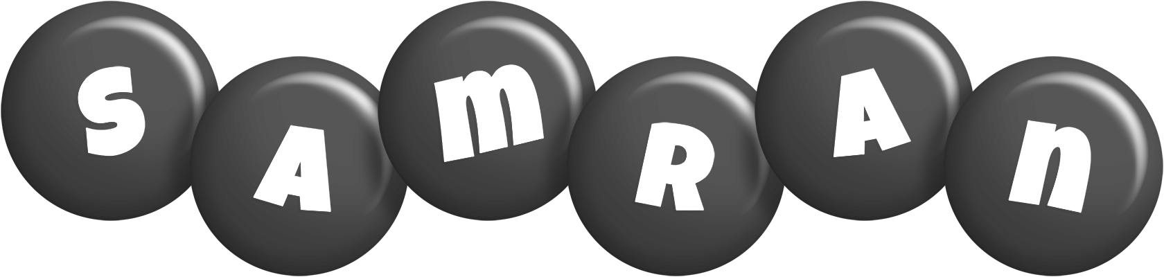 Samran candy-black logo